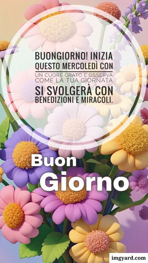 buongiorno mercoledì-25